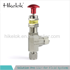 Hikelok high pressure temperature stainless steel proportional safety relief valve 316L