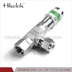 Hikelok high pressure temperature stainless steel proportional safety relief valve 316L