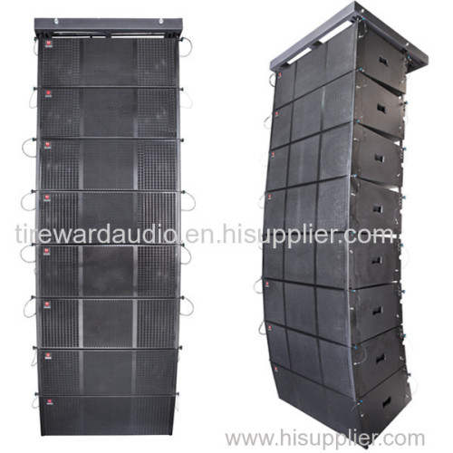 dual 12 inch woofer line array professional outdoor stage show event audio sound