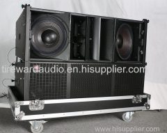dual 12 inch woofer line array professional outdoor stage show event audio sound