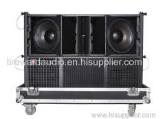 dual 12 inch woofer line array professional outdoor stage show event audio sound