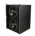 Dual 10 inch woofer line array and single 18 inch sub woofer professional audio sound system speaker box