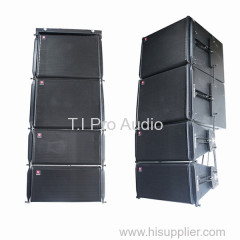 Single 12 inch woofer line array and single 18 inch sub woofer professional loud speaker audio sound system