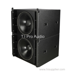 Single 12 inch woofer line array and single 18 inch sub woofer professional loud speaker audio sound system