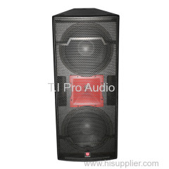 Dual 15 inch woofer speaker professional speaker box power sound audio system equipment