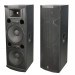 Dual 15 inch woofer power speaker two way full range speaker