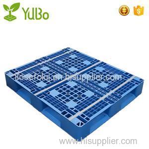 1200*1000mm Steel Tubes Reinforced Anti-Slip Strip Plastic Pallet