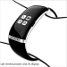 Fashion sport bluetooth smart gift bracelet with pedometer function Phone contacts sync automatically View and Dialing