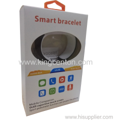 Fashion sport bluetooth smart gift bracelet with pedometer function Phone contacts sync automatically View and Dialing