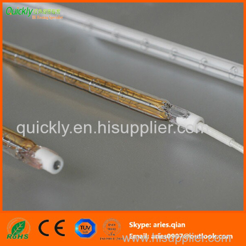 Short wave single tube halogen IR lamp