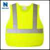 yellow high visibility reflective safety vest