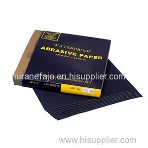 Waterproof Silicon Carbide Emery Sandpaper Sheets For Metal