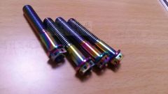 Gr5 DIN 6921 Titanium 12 point flange bolts for automobile