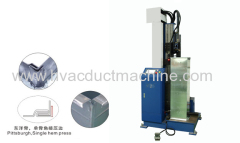 Rectangular duct zipper machine