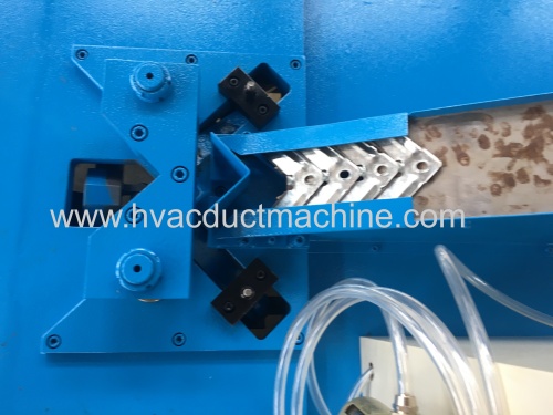 metal stamping galvanized duct corner connectors inserter machine