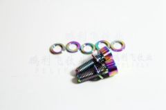 Golden color titanium GR5 SOCKET HEAD CAP SCREWS AND TAPERED SOCKET HEAD CAP SCREWS