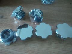 Aluminum Oil cap polished