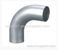 Sanitary 3A L2S 90 Degree long weld elbow