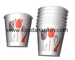 12/16oz disposable printed hot coffee paper cup