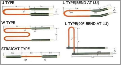 U Type Mosi2 Heating Elements From China