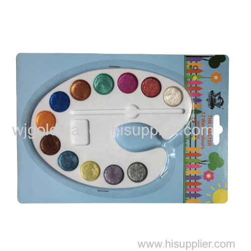 Professional Pearl Watercolor Set 12 colors