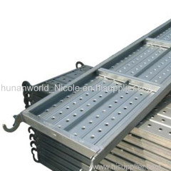 metal scaffold plank with hooks /scaffolding frame accessory steel plank /scaffold plank deck metal planks