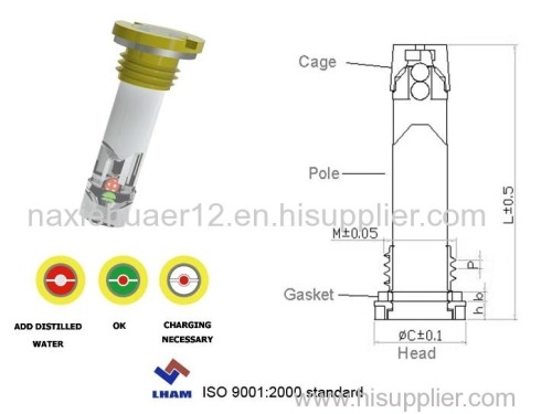 battery charge indicator A101with head diameter 20