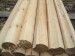 Machine rounded (cylindrical) log (siberian larch pinecedar) directly from manufacturer