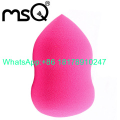 MSQ Brand High Quality Professional Soft Sponge Rose Red Makeup Puff For Foundation Fashion Beauty