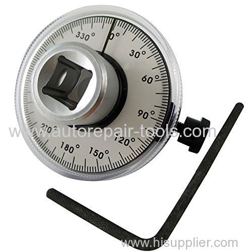 1/2" Dr Torque Angle Gauge 360 Degree Rotation Scale Gauge Meter