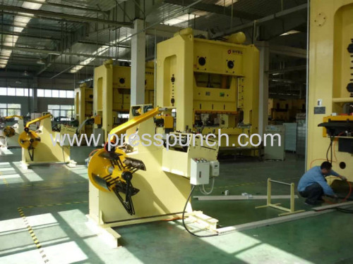 deep throat punching press production line