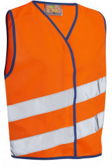 wholesale OEM service Unisex Sports Vis vest Yellow Child Reflective Safety Vests