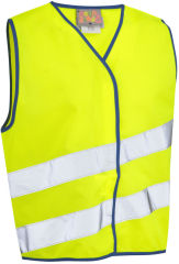 wholesale OEM service Unisex Sports Vis vest Yellow Child Reflective Safety Vests