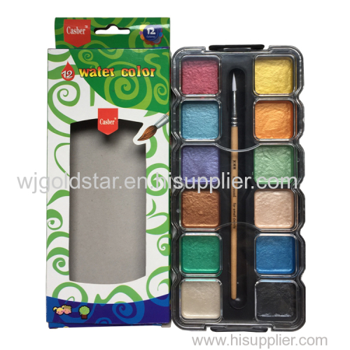 12 Colors Pearl watercolours for sale