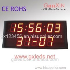 Ganxin Led calendar with temperature and humidity