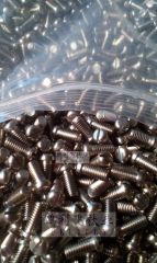 DIN920 titanium Grade 5 Slotted pan head screws with small head