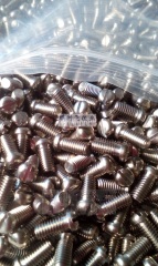 DIN920 titanium Grade 5 Slotted pan head screws with small head