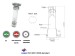 battery charge eye indicator for car battery with 2 balls