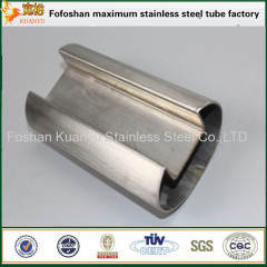 316 oval single slot pipe stainless steel 42*75mm slot width 20*20mm
