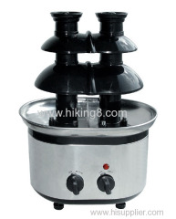 China 3 tiersled chocolate fountain base surround desk