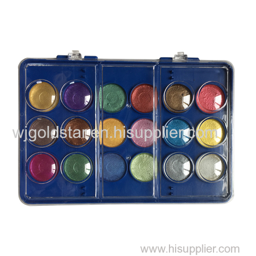 Diameter 2.8cm Pearl Watercolor Paint Set