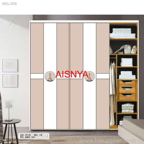 Chinese manufacturer bedroom furniture made by wood sheet with Aluminum frame