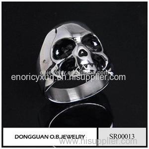 2016 New Skull Jewelry Ring 314 Stainless Steel Ring Without Stone