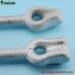 High Quality Forged Steel ANSI Straight thimble eye bolts For power line hardware