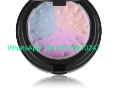 MSQ Brand 3color Mineral Powder Natural Concealer Blender Grind Powder Makeup Cosmetics Palette Set