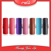 MSQ High quality PU cylinder leather cosmetic brush case