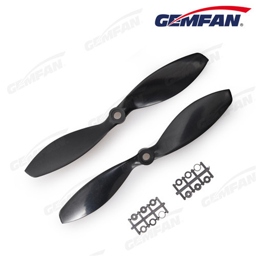 7x3.8 inch ABS black green orange propellers 2 blades for Multirotor race aircraft ccw cw