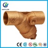 400WOG Bronze Solder Y Strainer Valve