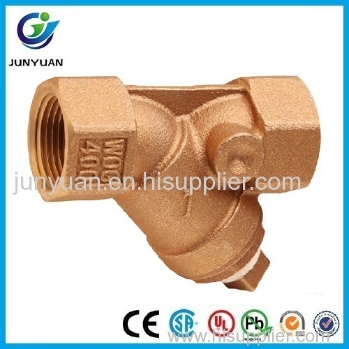 400WOG Bronze Solder Y Strainer Valve