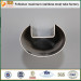 316 grade stainless steel welded piping round double groove tube